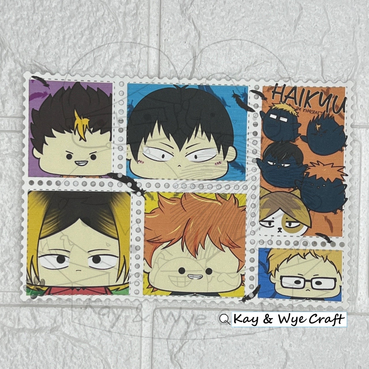 Postage Homemade Stickers 郵票手製貼紙