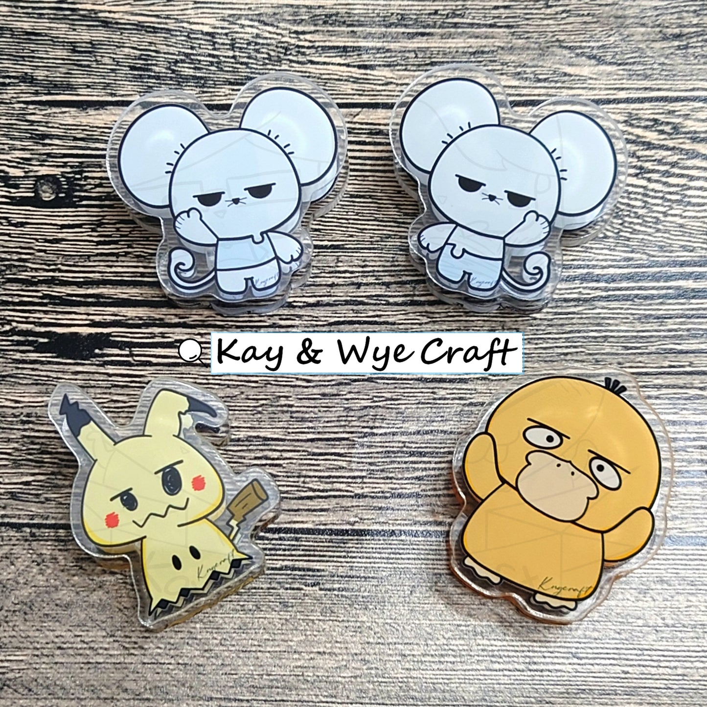 Pokémon Clip 寵物小精靈亞卡力膠夾仔