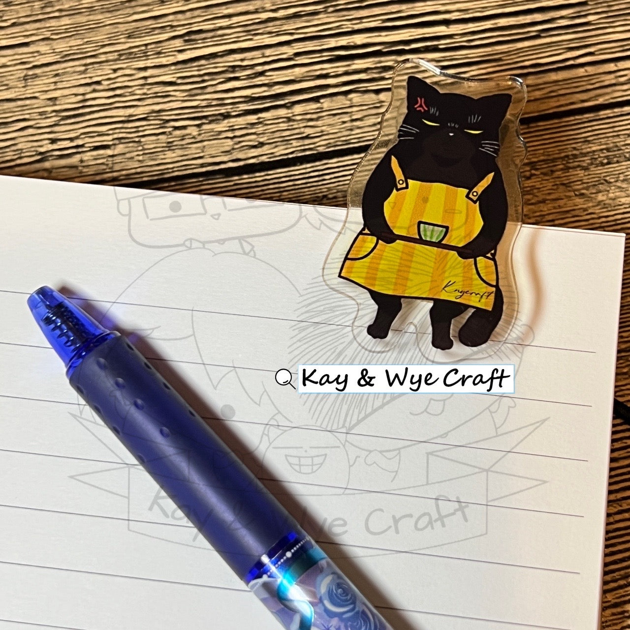 Yukichi - The Masterful Cat Is Depressed Again Today Clip 諭吉 - 能幹貓今天也憂鬱亞卡力膠夾仔