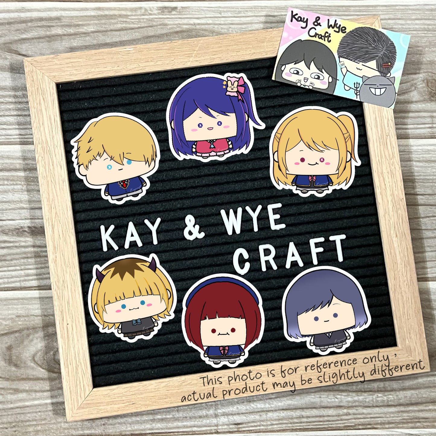 Oshi no Ko Homemade Stickers 我推的孩子手製貼紙
