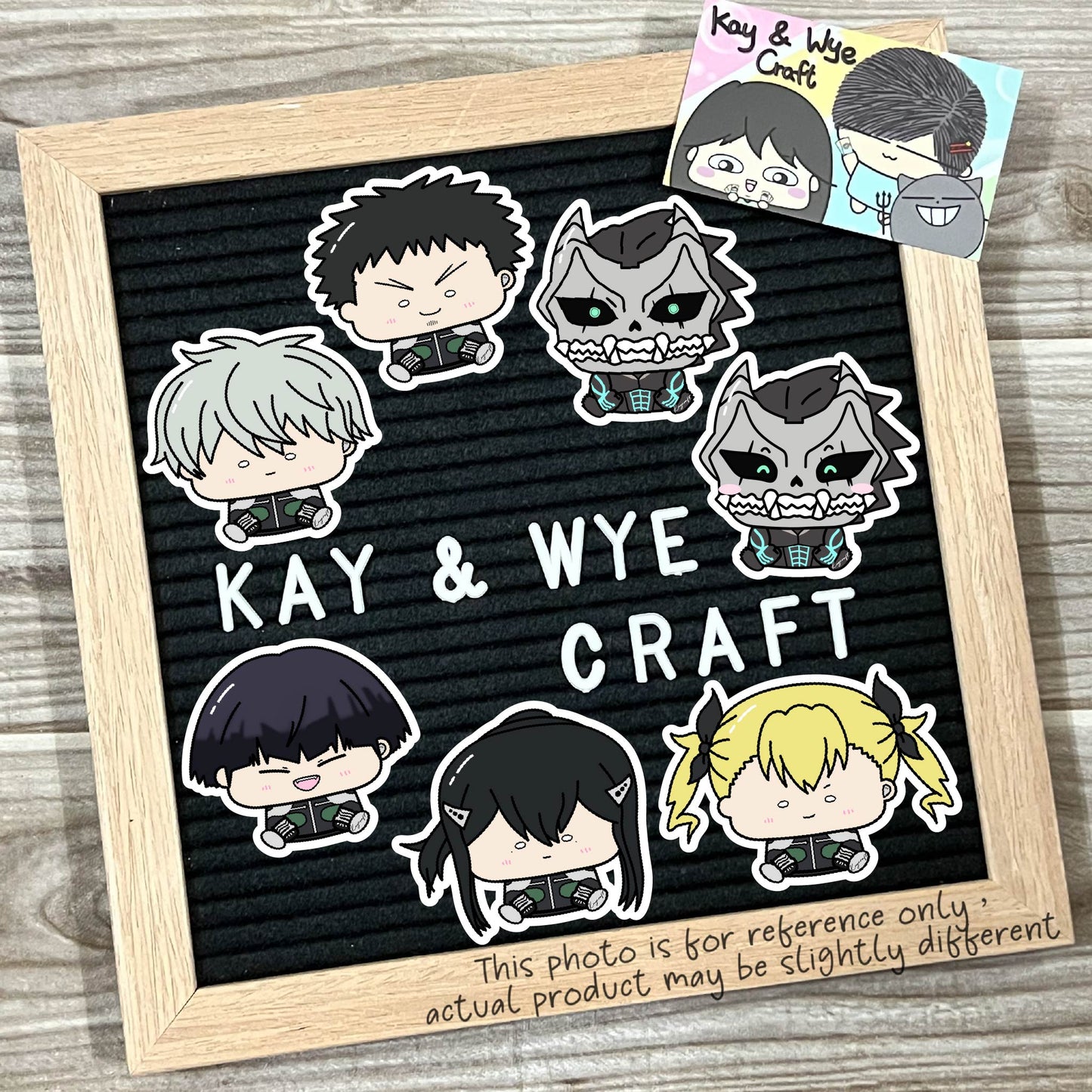 Kaiju No.8 Homemade Stickers 怪獸8號手製貼紙