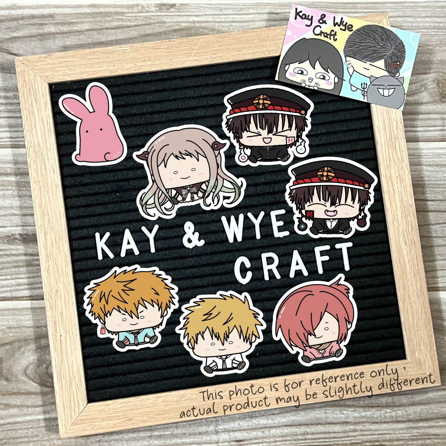 Toilet-Bound Hanako-kun Homemade Sticker 地縛少年花子君手製貼紙