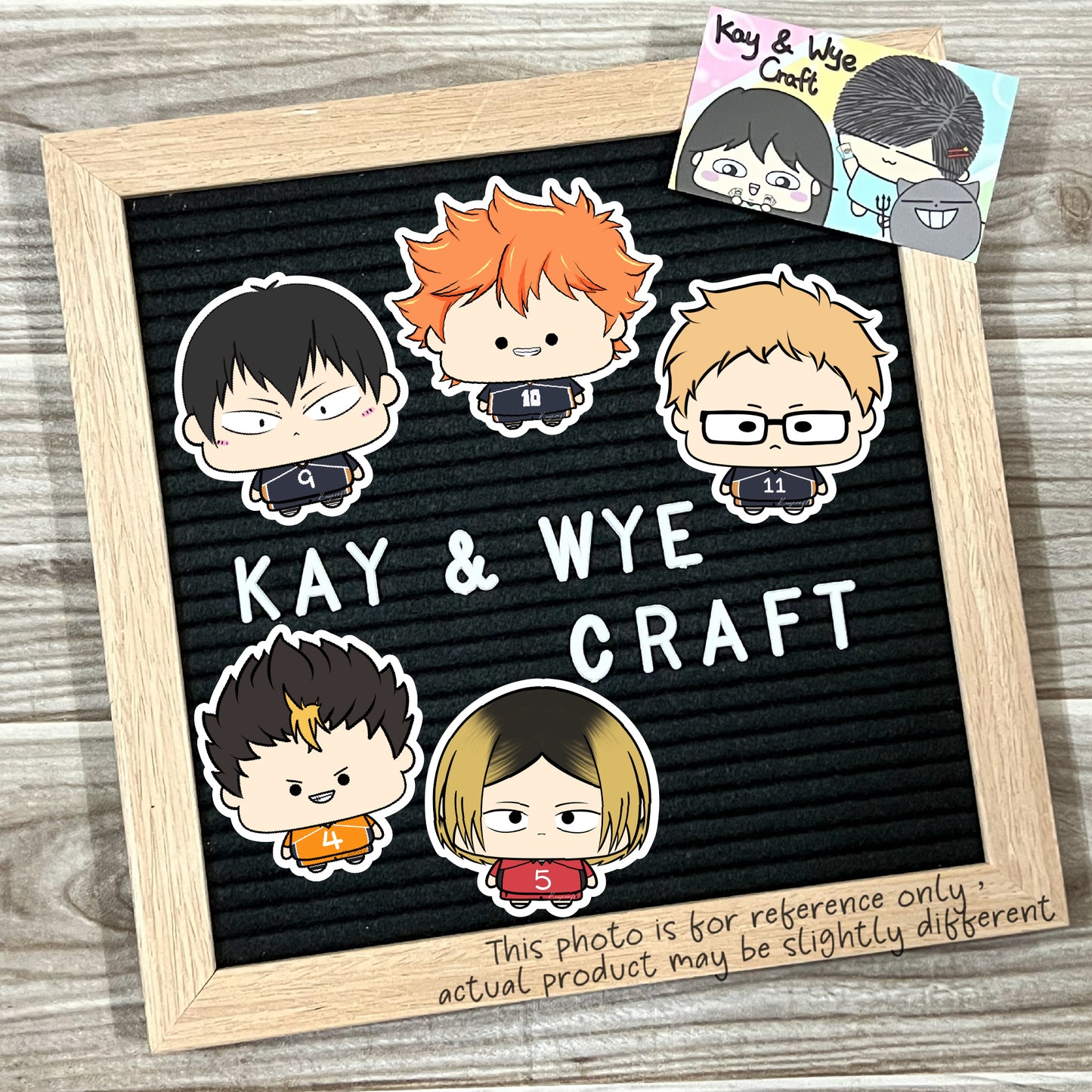 Haikyuu!! Homemade Stickers 排球少年!!手製貼紙
