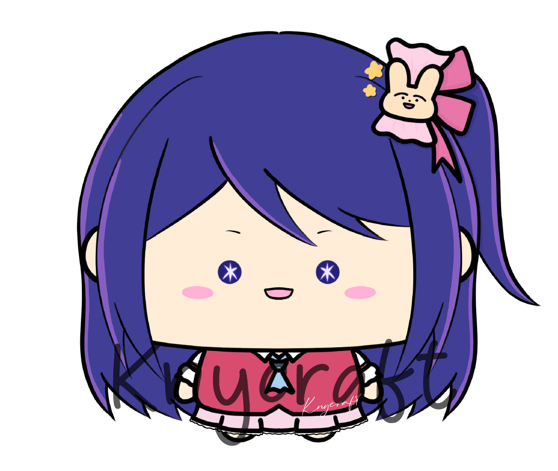 Oshi no Ko Homemade Stickers 我推的孩子手製貼紙