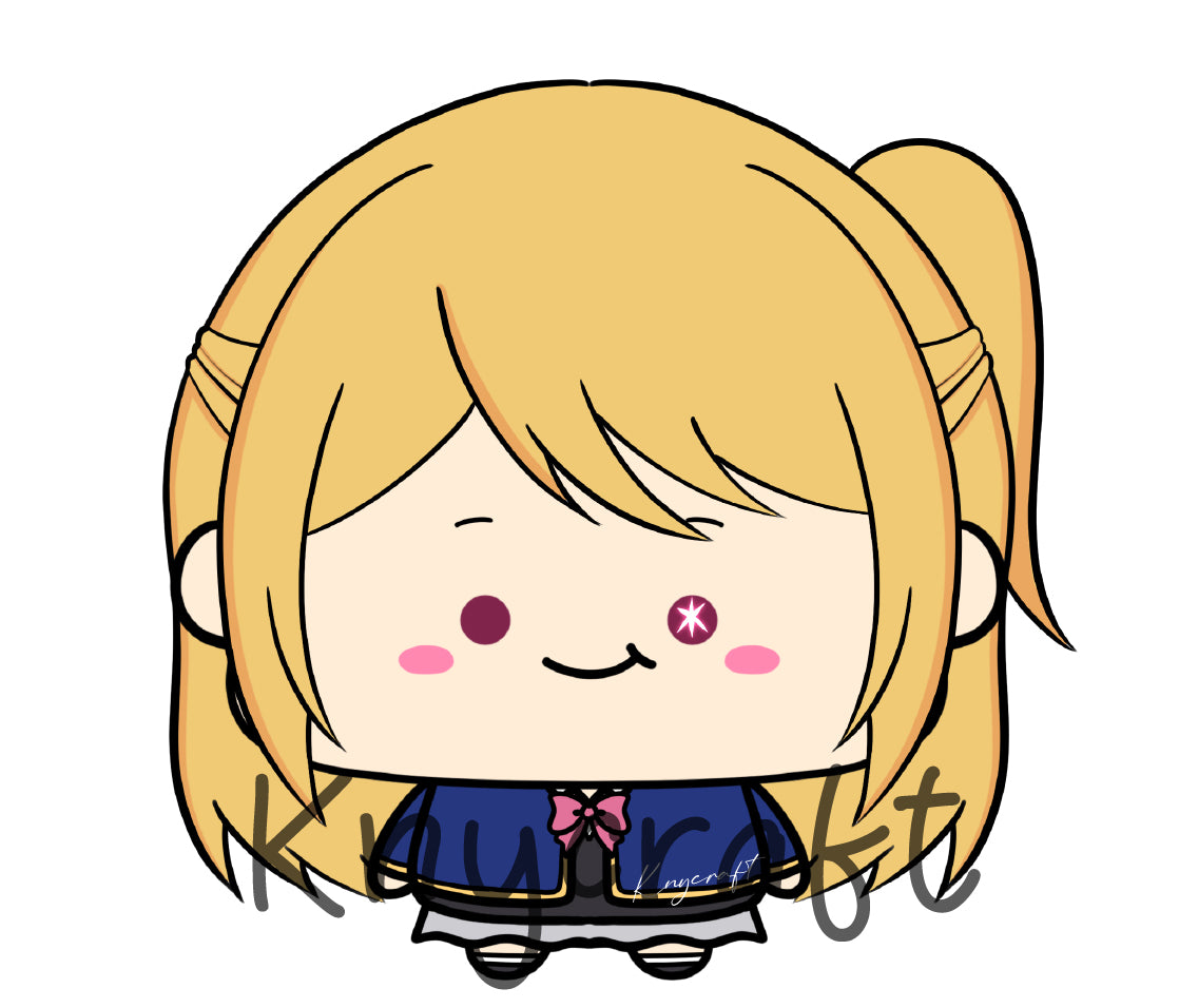 Oshi no Ko Homemade Stickers 我推的孩子手製貼紙
