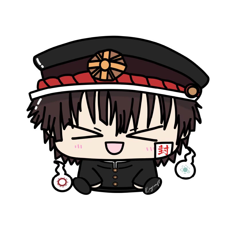 Toilet-Bound Hanako-kun Homemade Sticker 地縛少年花子君手製貼紙