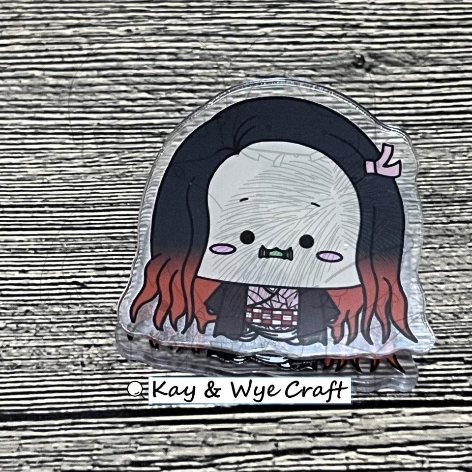 Demon Slayer Clip 鬼滅之刃亞卡力膠夾仔