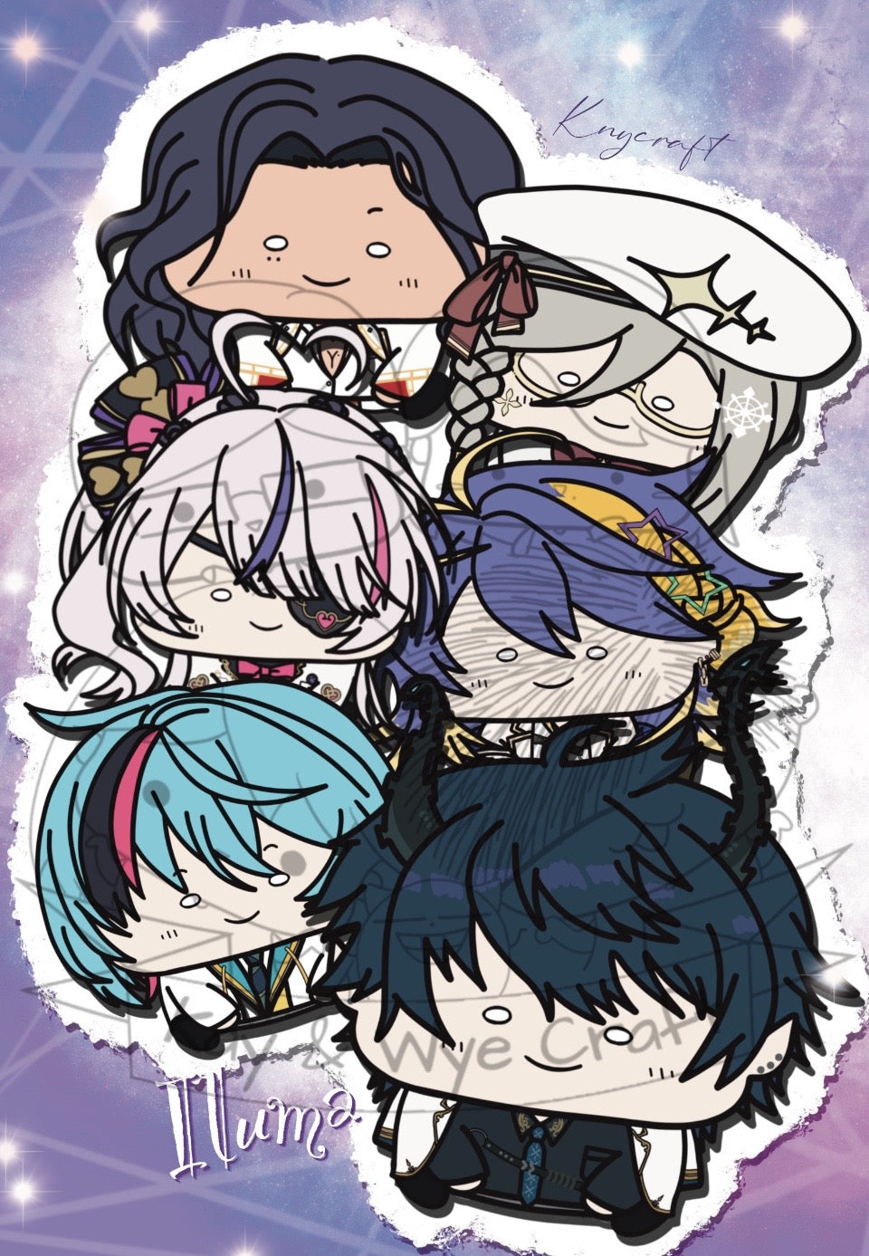 Anime/Vtuber Postcard