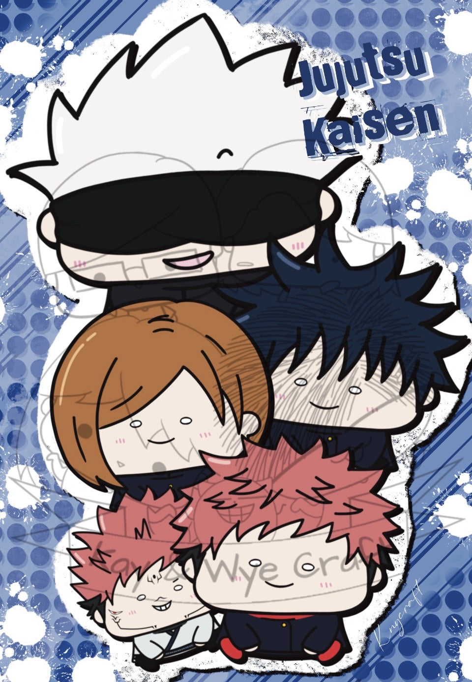 Anime/Vtuber Postcard