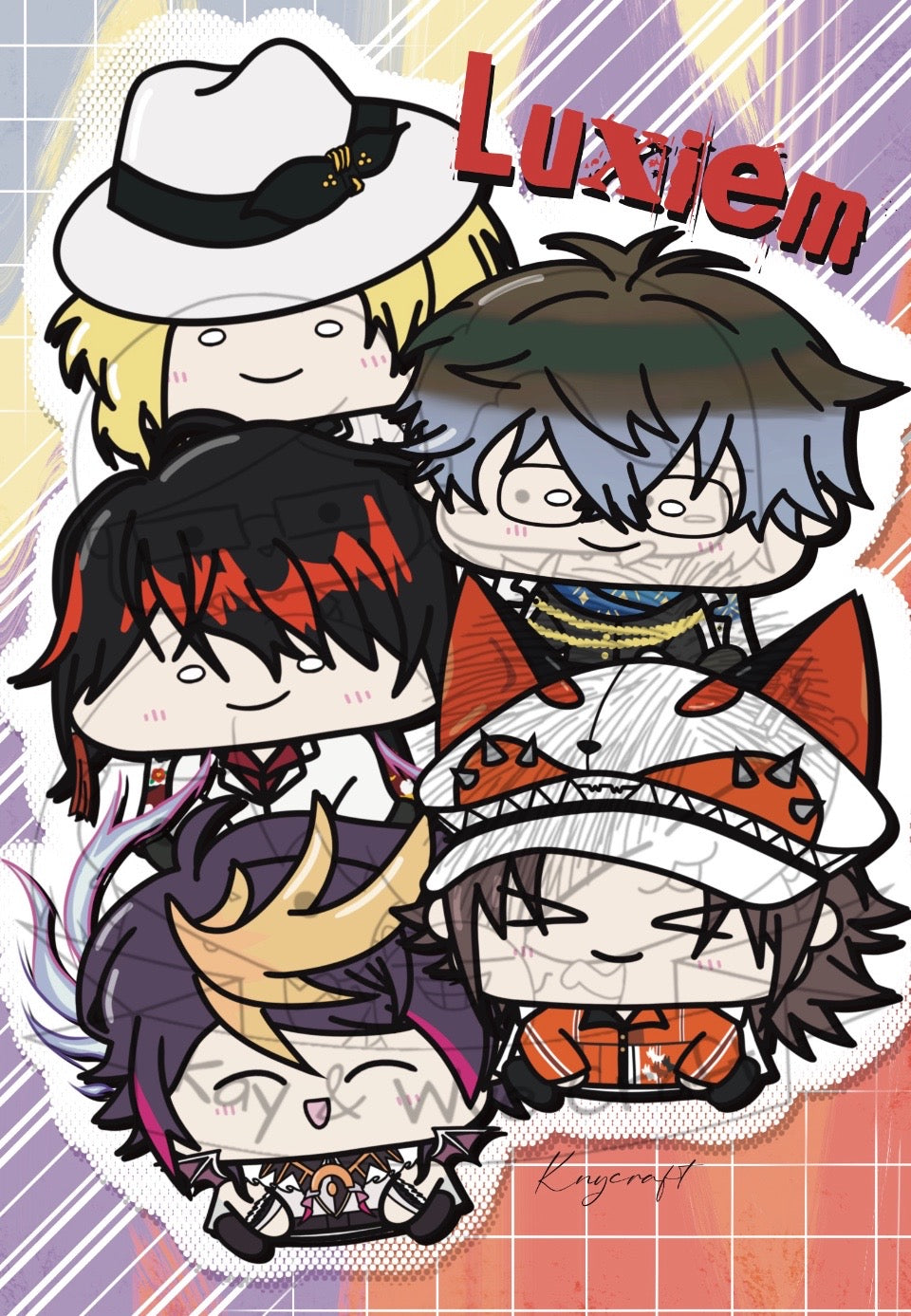 Anime/Vtuber Postcard