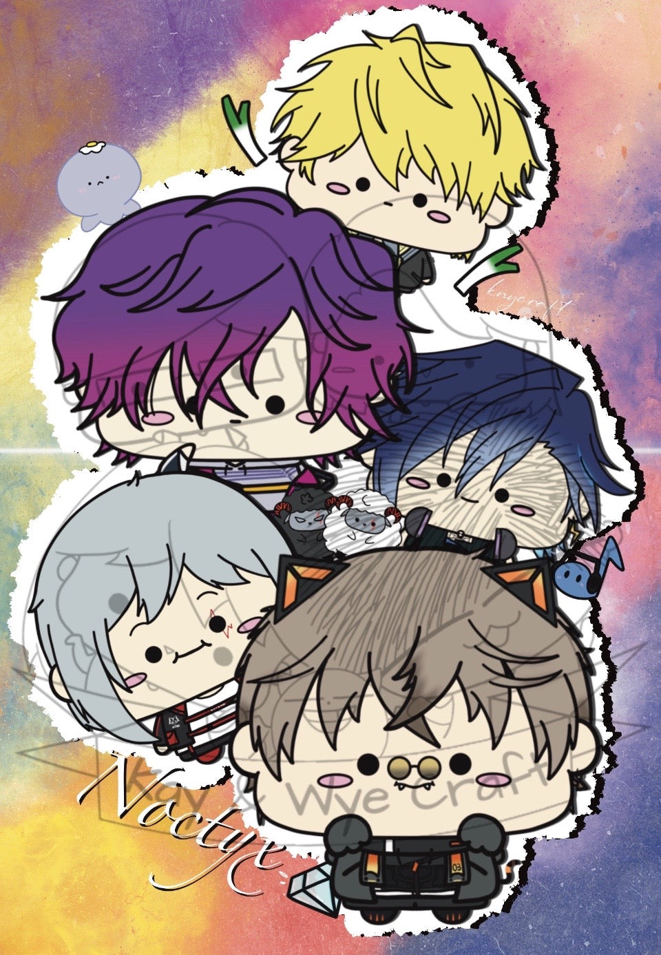 Anime/Vtuber Postcard