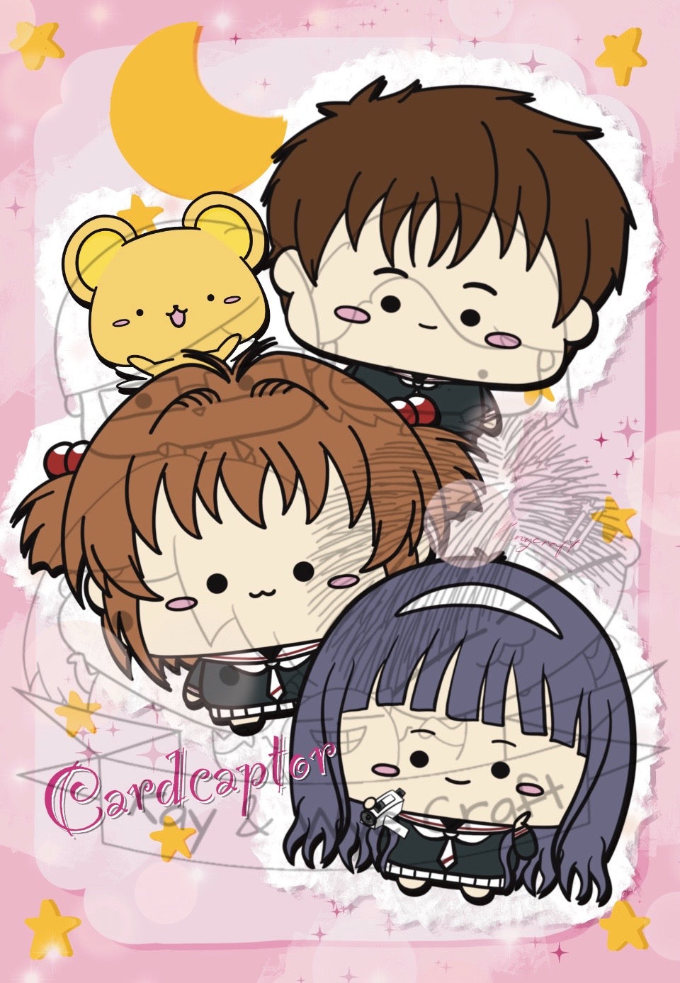 Anime/Vtuber Postcard