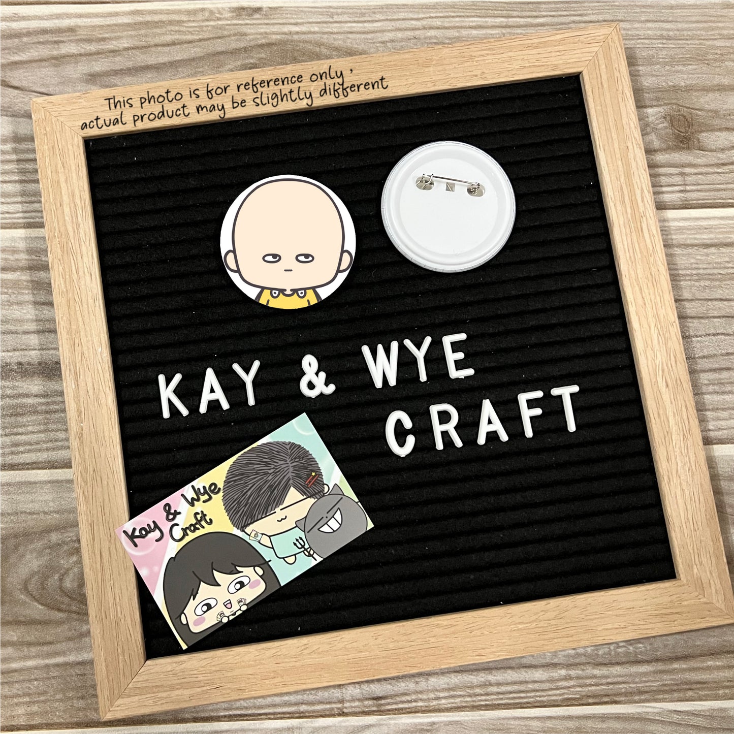 One Punch Man Homemade Round Badge