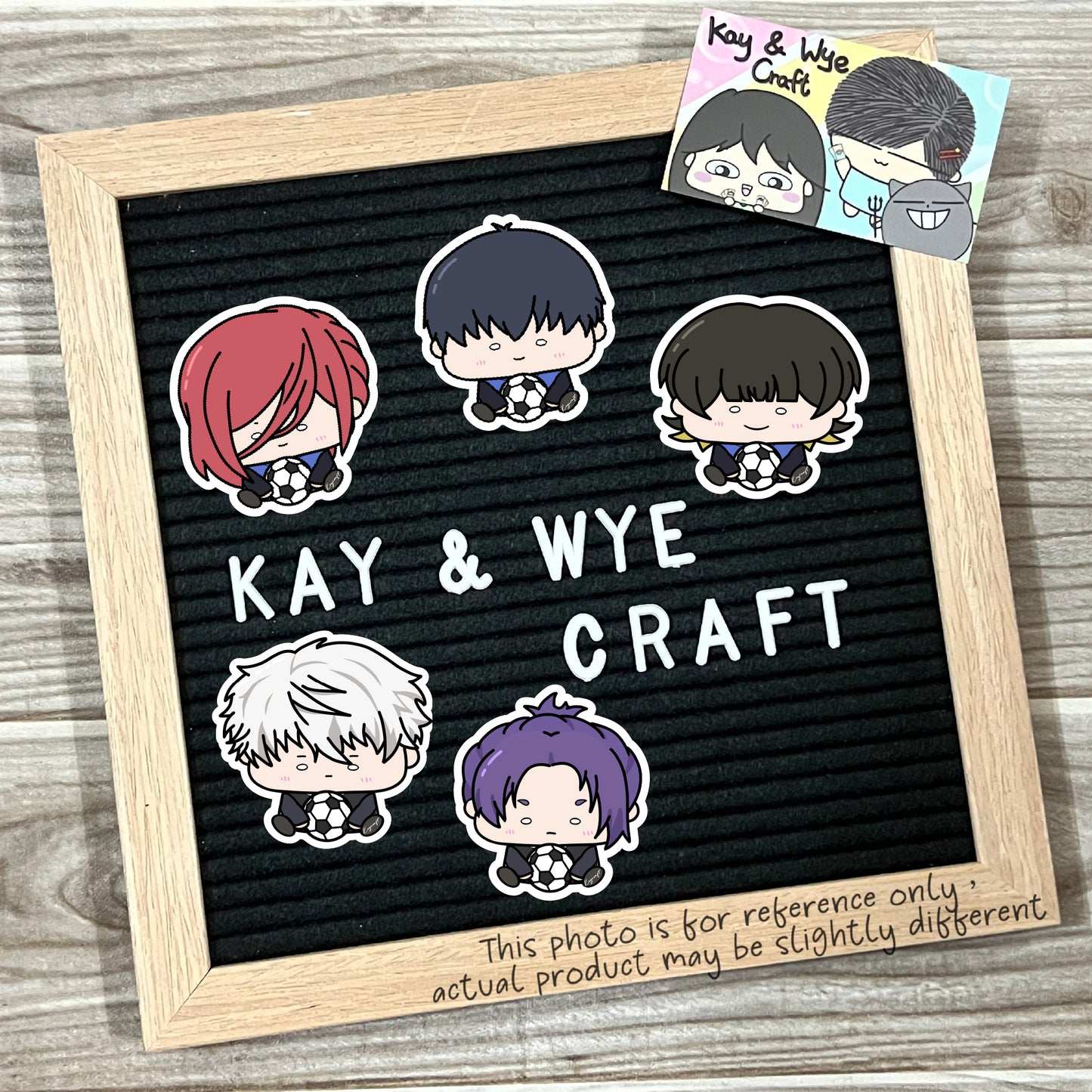 Bluelock Homemade Stickers 藍色監獄手製貼紙