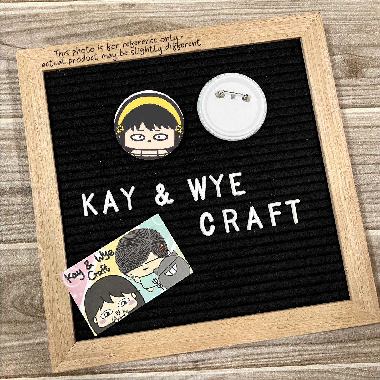 SPY × Family Homemade Round Badge