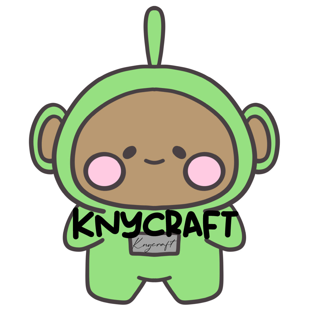 Teletubbies Homemade Stickers 天線得得B手製貼紙