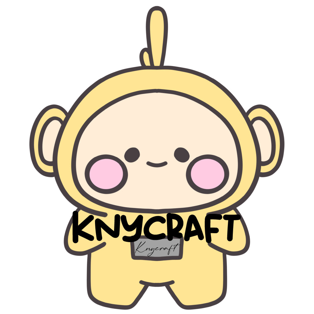Teletubbies Homemade Stickers 天線得得B手製貼紙