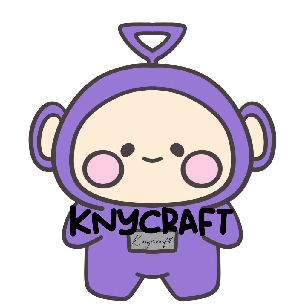 Teletubbies Homemade Stickers 天線得得B手製貼紙