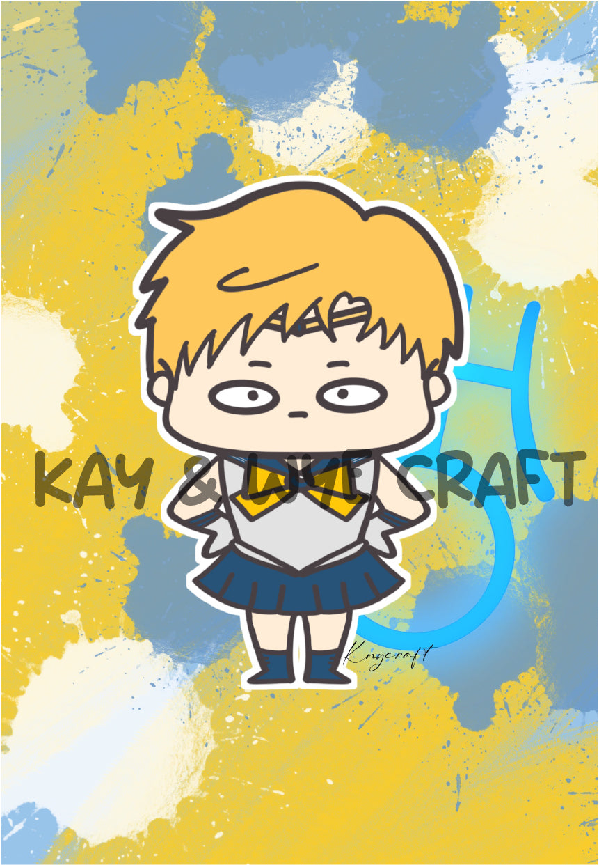 Sailor Moon Homemade Postcard