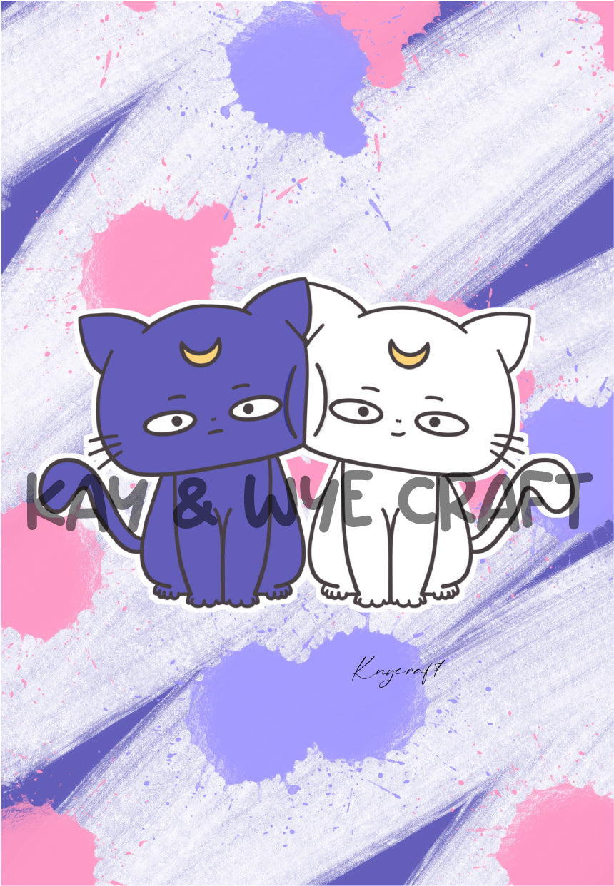 Sailor Moon Homemade Postcard