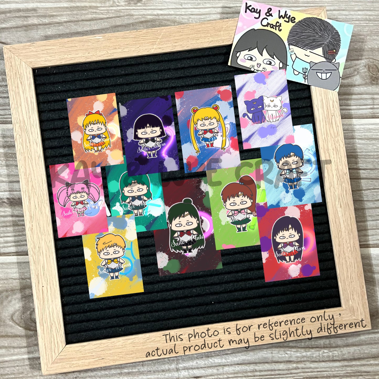 Sailor Moon Homemade Postcard