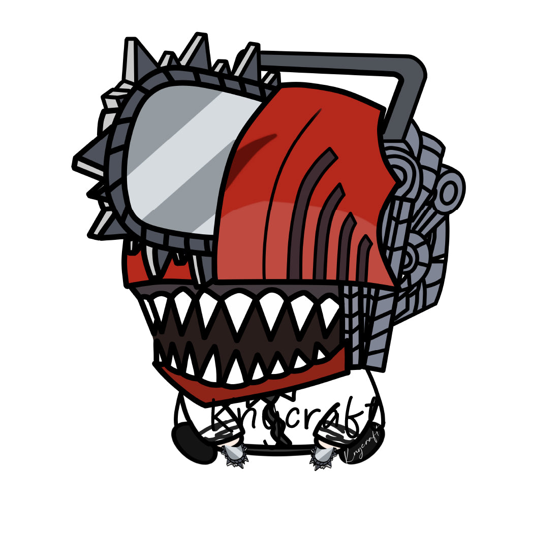 Chainsaw Man Homemade Stickers 鏈鋸人手製貼紙