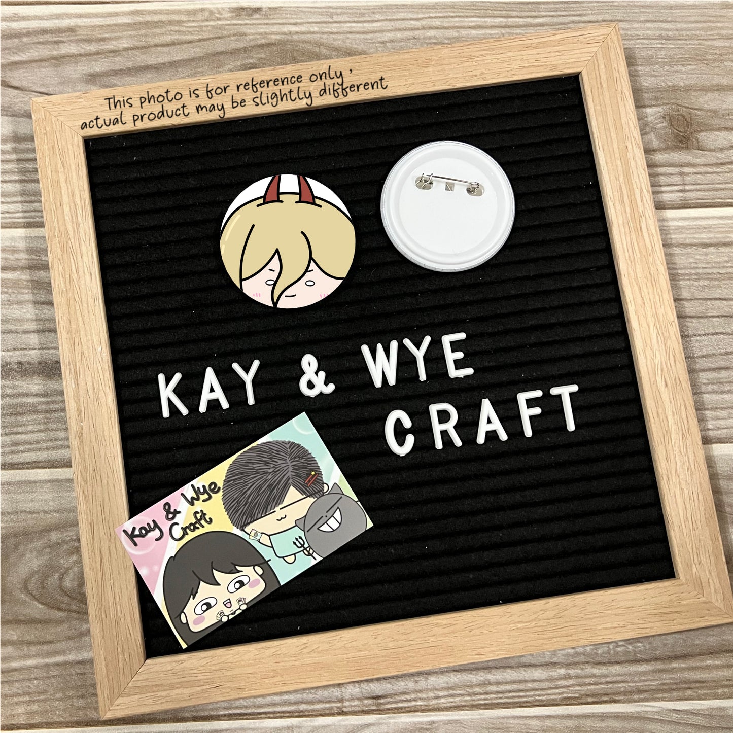 Chainsaw Man Homemade Round Badge