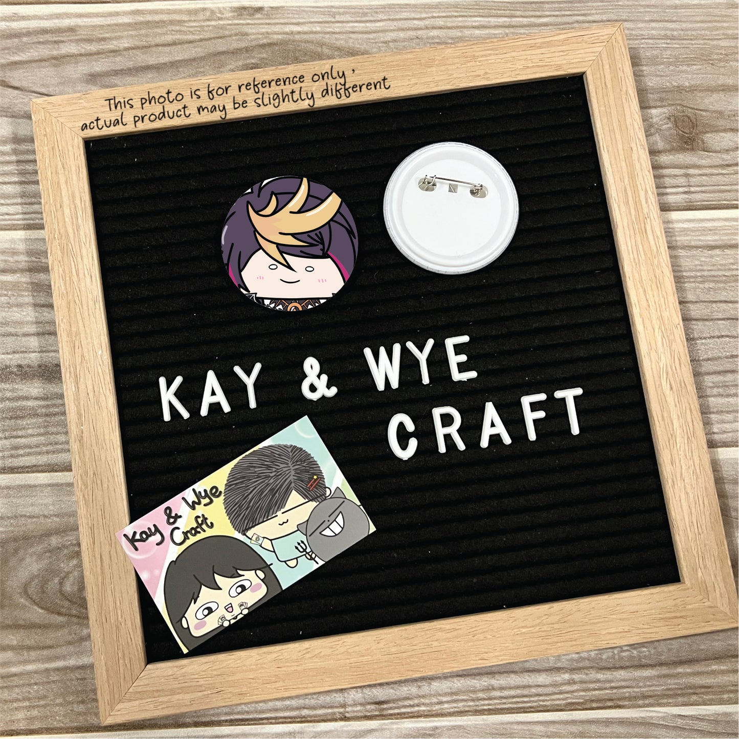 Luxiem Homemade Round Badge