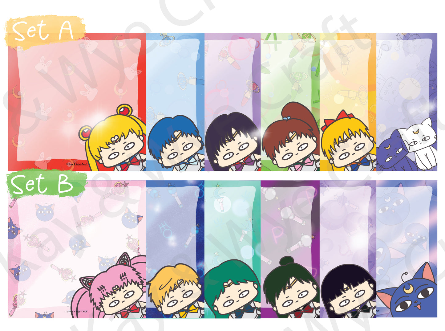 Sailor Moon Homemade Memo Pad