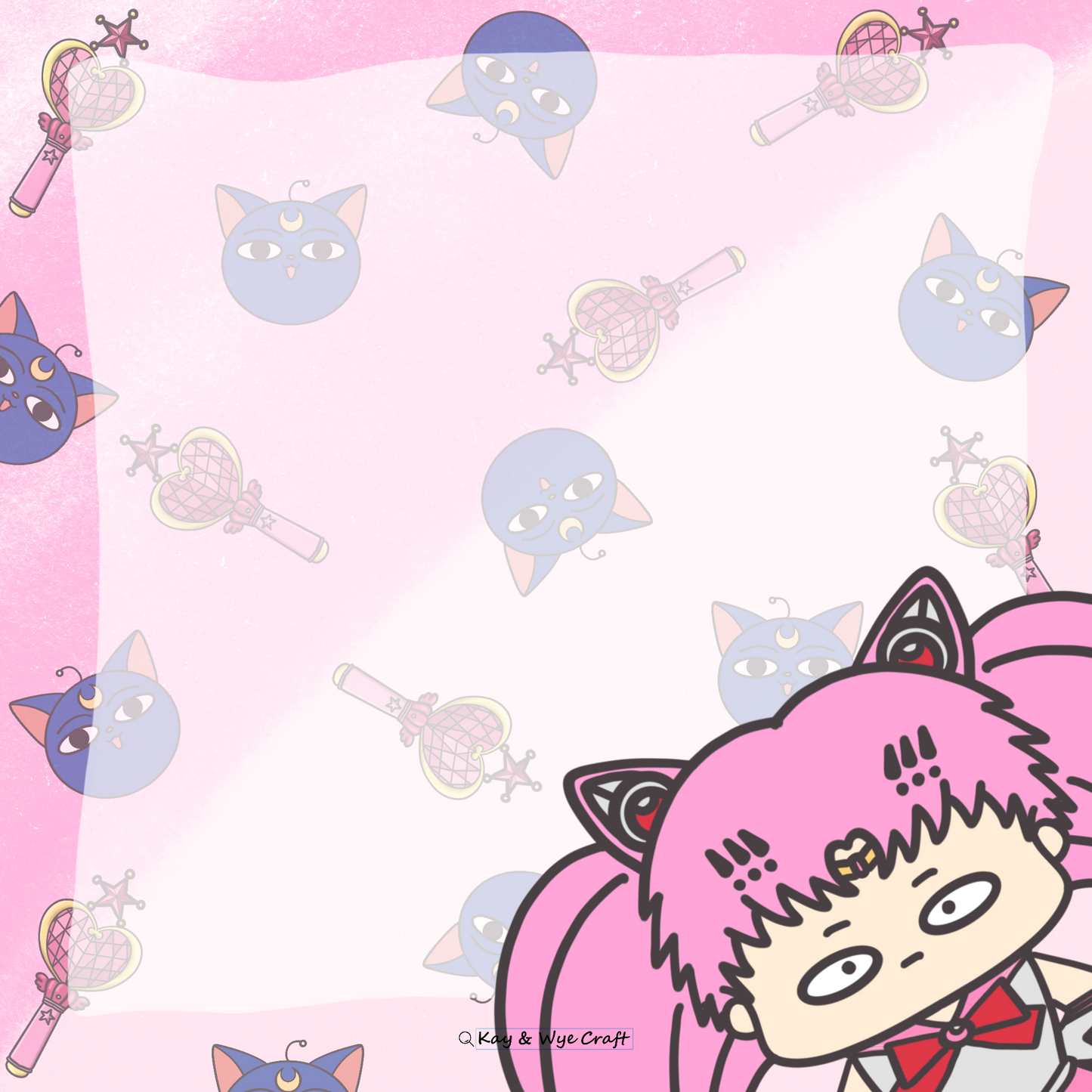 Sailor Moon Homemade Memo Pad