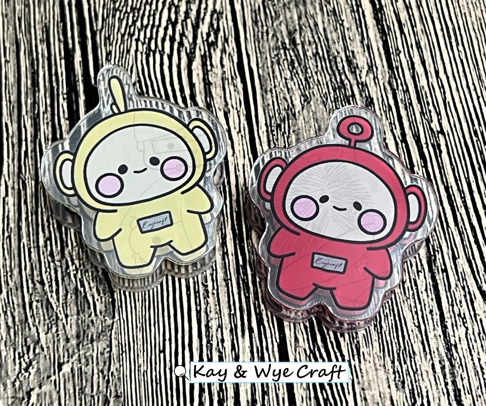 Teletubbies Clip 天線得得b亞卡力膠夾仔