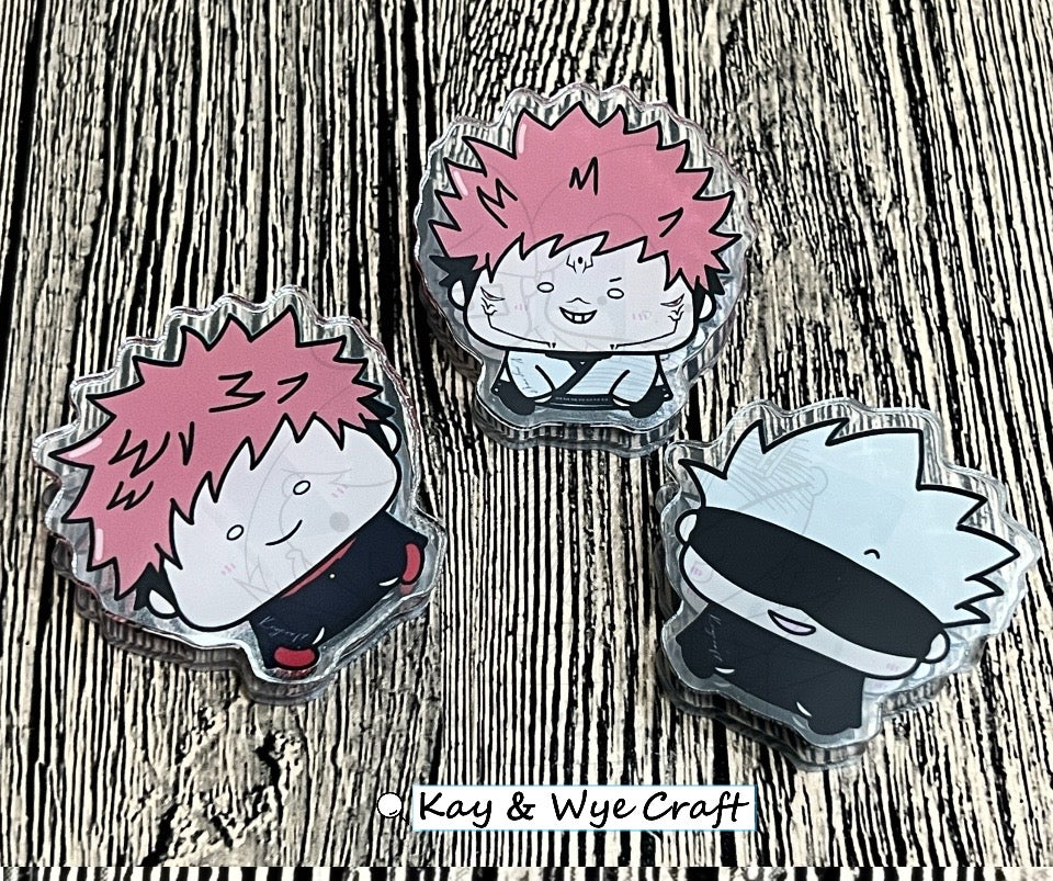 Jujutsu Kaisen 1 Clip 咒術迴戰1亞卡力膠夾仔