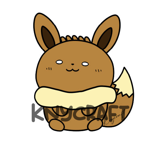 Pokémon - Eevee Homemade Stickers 寵物小精靈 - 伊貝手製貼紙