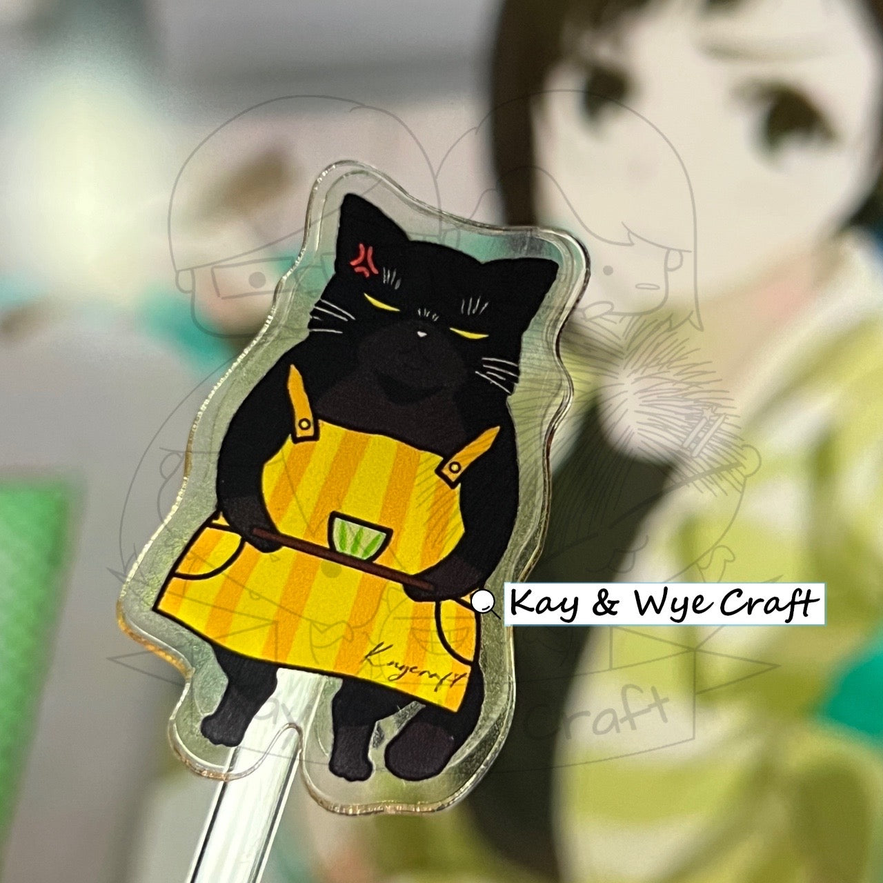 Yukichi - The Masterful Cat Is Depressed Again Today Clip 諭吉 - 能幹貓今天也憂鬱亞卡力膠夾仔