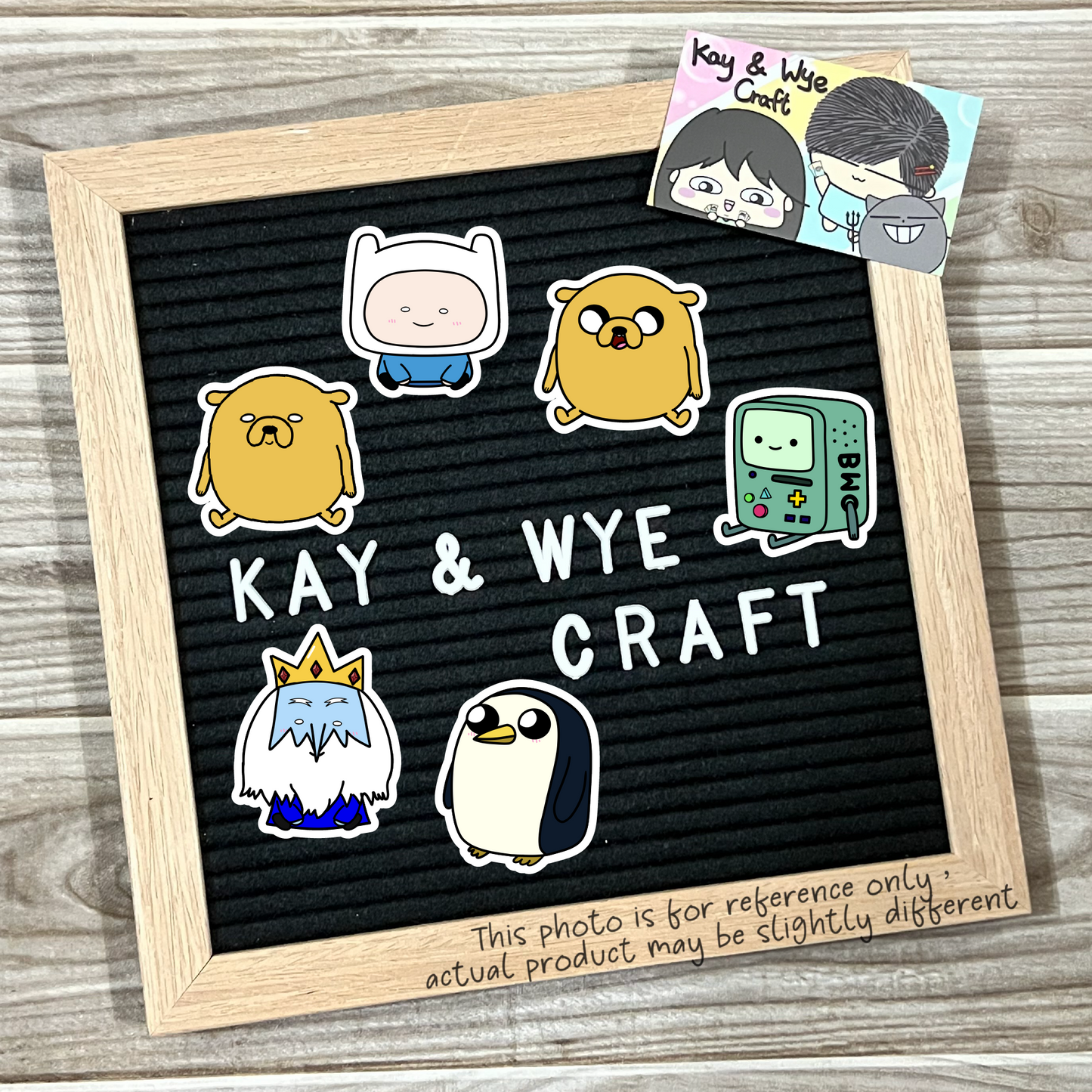 Adventure Time Homemade Stickers